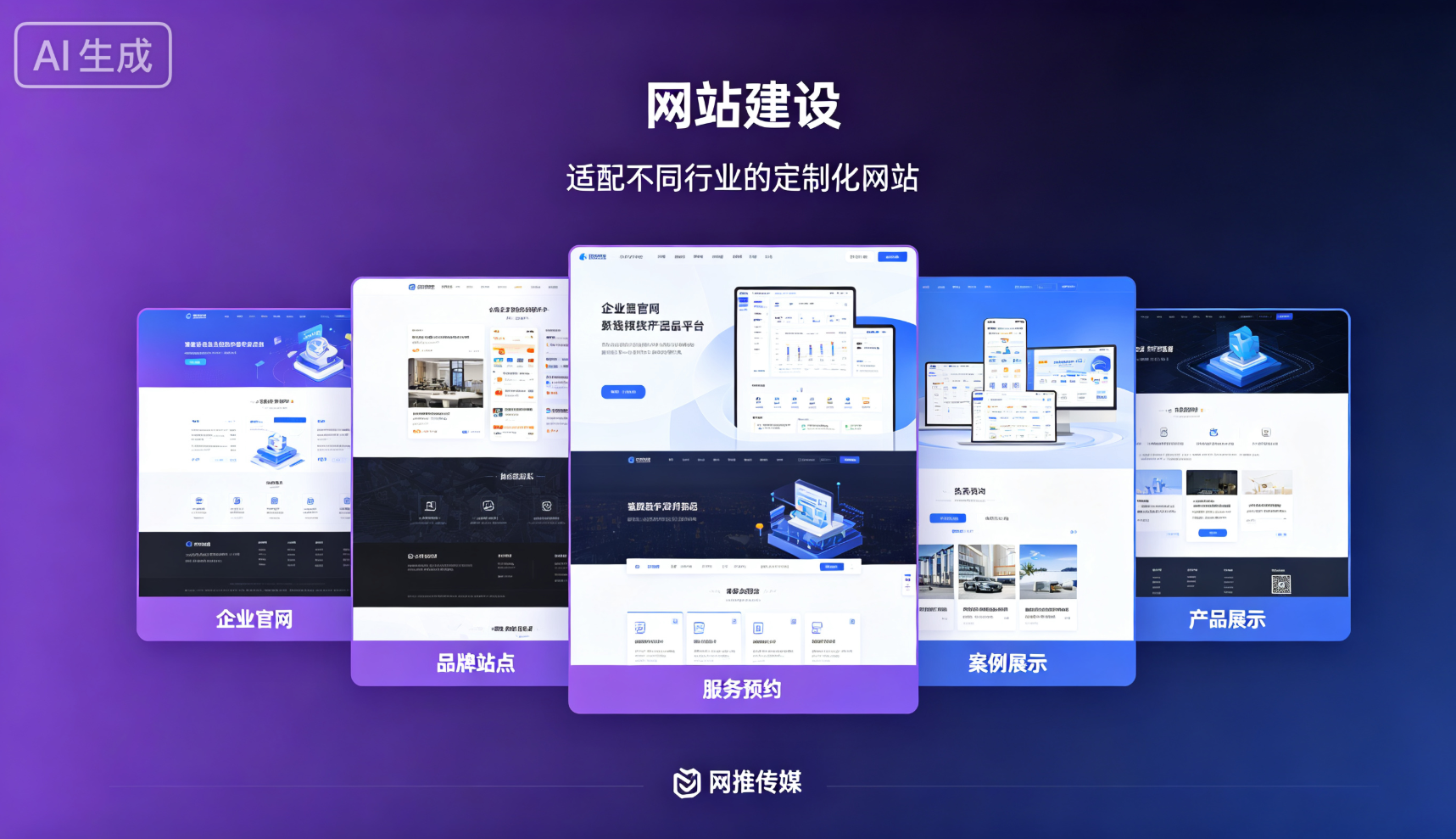 企业网站建设项目展示